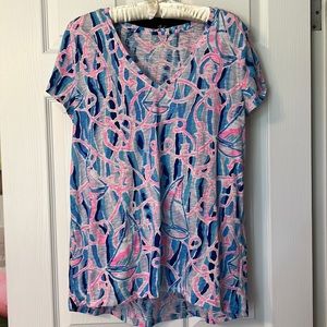 Lilly Pulitzer Etta too. Cute sailboat and anchor pattern. Like new.